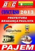 Apostila Prefeitura de Braganca Paulista SP Pajem 2013
