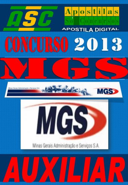Apostila Concurso MGS Auxiliar 2013