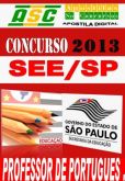 Apostila Concurso SEE SP 2013 Professor de Portugues