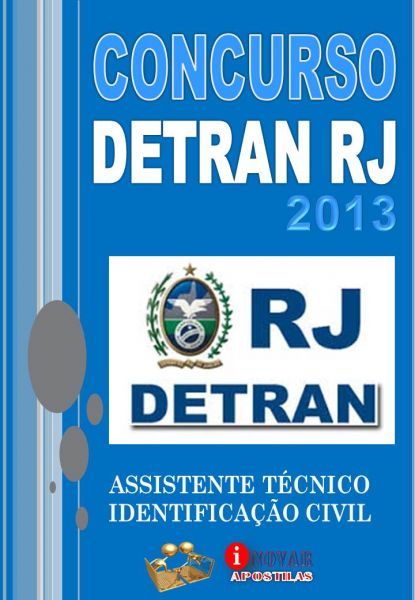 Apostila Detran RJ 2013 Ass Tecnico de Identificacao Civil