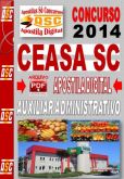 Apostila Ceasa SC Auxiliar Administrativo 2014