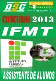 Apostila Concurso IFMT 2013 Assistente de Alunos