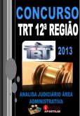 Apostila TRT SC 12 2013 Analista Jud Area Administrativa