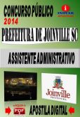 Apostila Prefeitura de Joinville SC Assist Administrativo