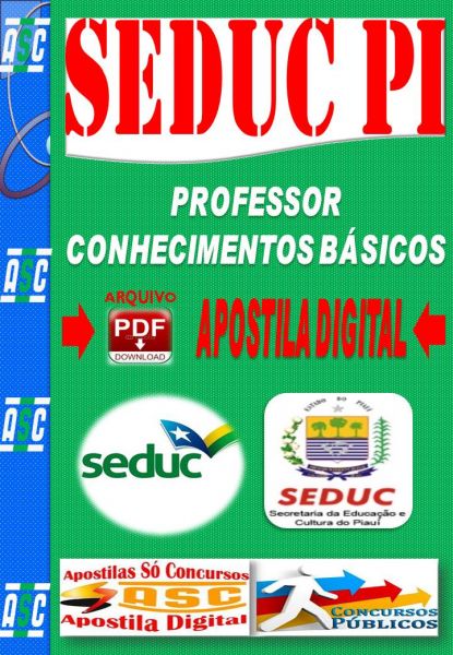 Apostila Concurso Seduc PI Professor 2014