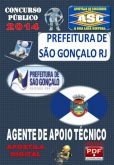 Apostila Prefeitura de Sao Goncalo RJ Agente Tec de Apoio