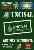 Apostila Concurso Uncisal Artifice Motorista 2014