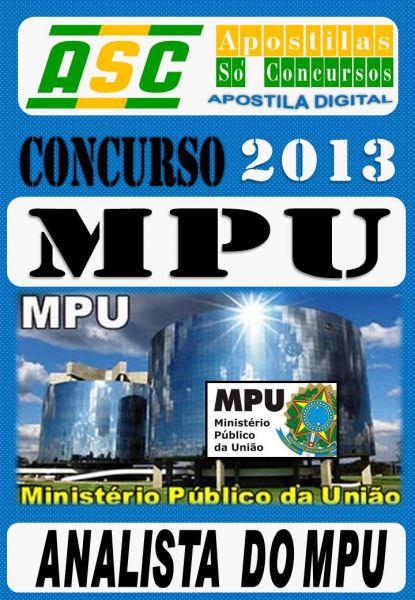 Apostila Concurso MPU 2013 Analista