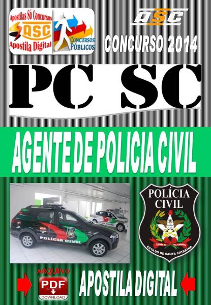 Apostila Concurso PC SC Agente de Policia Civil 2014
