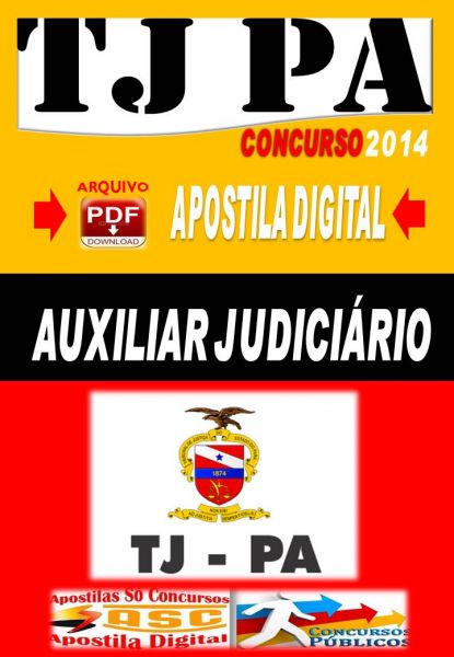 Apostila Concurso TJPA Auxiliar Judiciario 2014