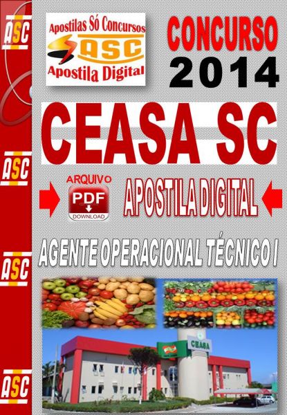 Apostila Ceasa SC Agente Operacional Tecnico I 2014