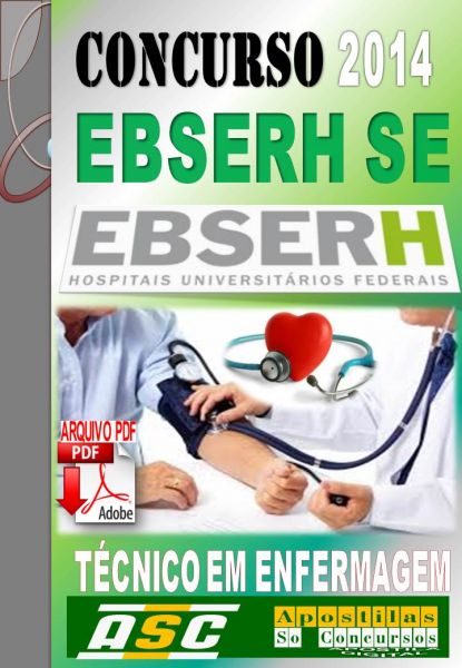Apostila Concurso Ebserh SE Tecnico Em Enfermagem 2014 HU
