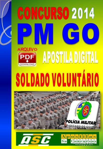 Apostila PM GO P Soldado Voluntario 2014