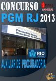 Apostila Concurso PGM RJ 2013 Auxiliar de Procuradoria