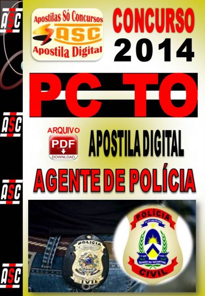 Apostila Concurso PC TO Agente De Policia Civil 2014
