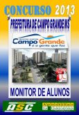 Apostila Prefeitura De Campo Grande MS Monitor de Alunose A