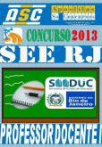 Apostila Concurso Seeduc RJ 2013 Professor Docente I