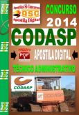 Apostila Concurso Codasp SP Tecnico Administrativo 2014