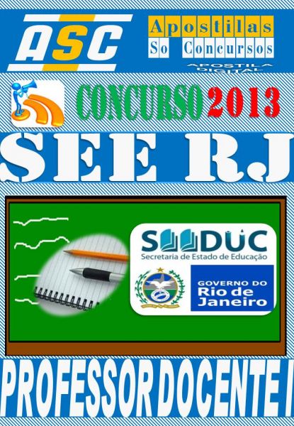 Apostila Concurso Seeduc RJ 2013 Professor Docente I
