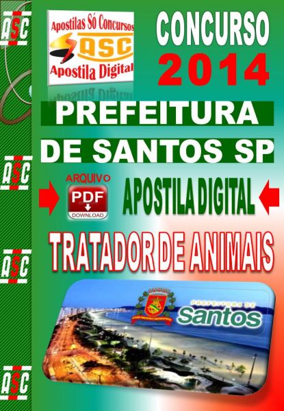 Apostila Prefeitura de Santos Sp Tratador de Animais