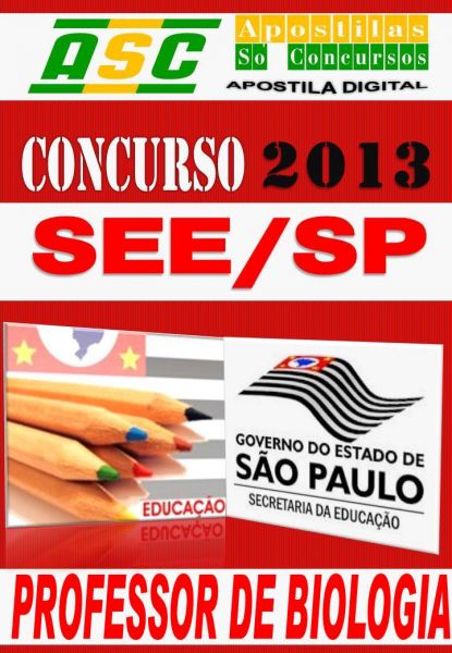 Apostila Concurso SEE SP 2013 Professor Biologia Educ Bas
