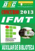 Apostila Concurso IFMT 2013 Auxiliar de Biblioteca