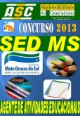 Apostila Concurso SED MS 2013 Agente De Atividades Administr