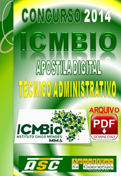 Apostila Concurso ICMbio 2014 Tecnico Administrativo