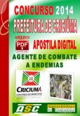 Apostila Prefeitura de Criciuma SC Agente De Combate Endemia