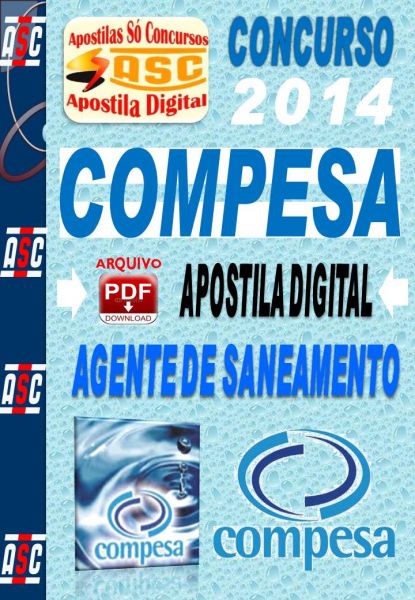 Apostila Concurso Compesa Agente de Saneamento 2014