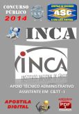 Apostila INCA Assistente de Apoio Administrativo 2014