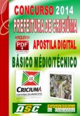 Apostila Prefeitura de Criciuma SC Basico Medio Tecnico