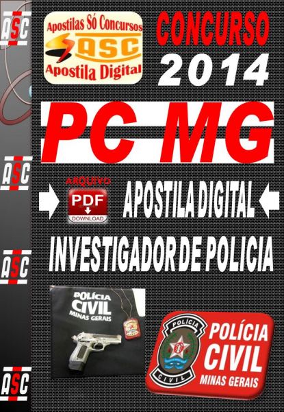 Apostila Concurso PC MG Investigador De Policia 2014