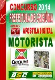 Apostila Prefeitura Municipal de Criciuma SC Motorista